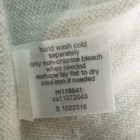 Lane Bryant Fine Merino Collection Metallic Shimmer Sweater Womens 14/16 Gray - Picture 13 of 13